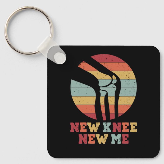 Llavero Repuesto de rodilla vintage Cirugía Recuperación d (Anverso)