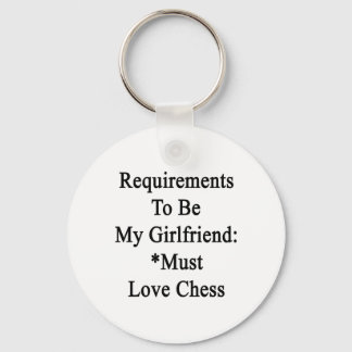 Llavero Requisitos Para Ser Mi Novia Debe Amar El Ajedrez