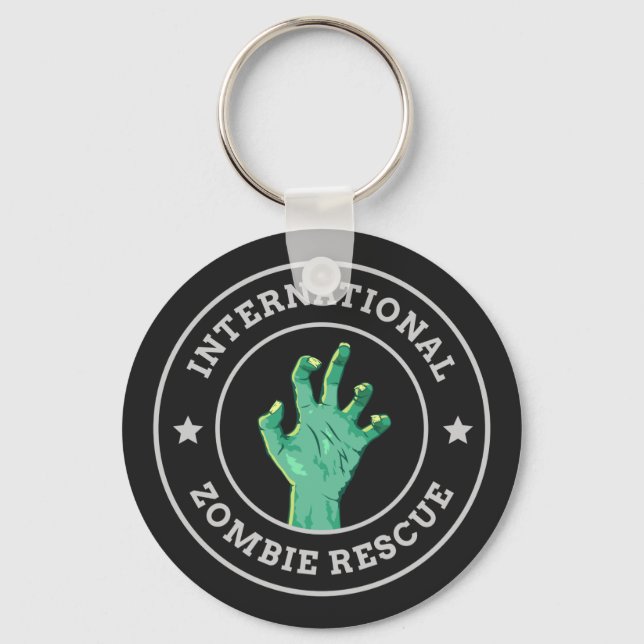 Llavero Rescate Zombie Internacional (Anverso)