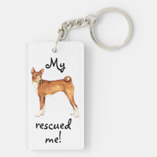 Llavero Rescue Basenji