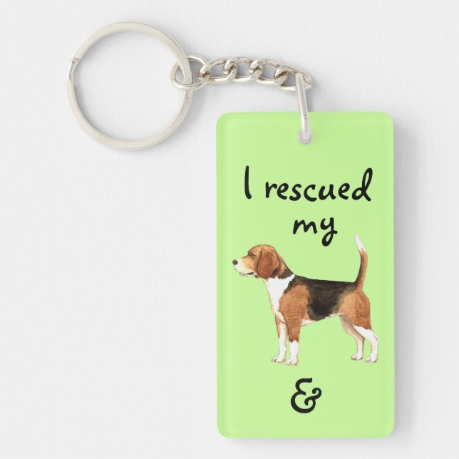 Llavero Rescue Beagle (Frente)