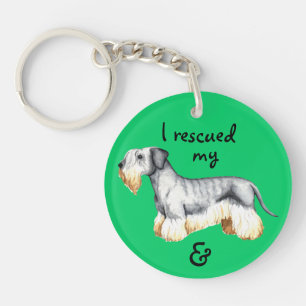 Llavero Rescue Cesky Terrier