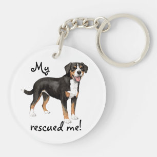 Llavero Rescue Entlebucher Mountain Dog