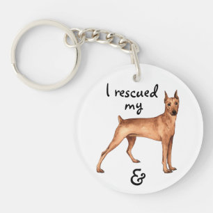 Llavero Rescue German Pinscher