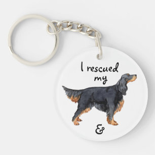 Llavero Rescue Gordon Setter