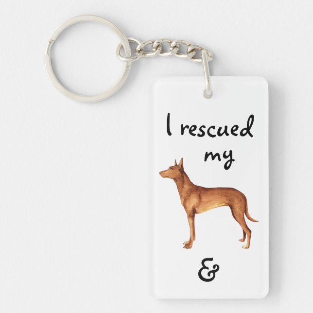 Llavero Rescue Pharaoh Hound (Frente)