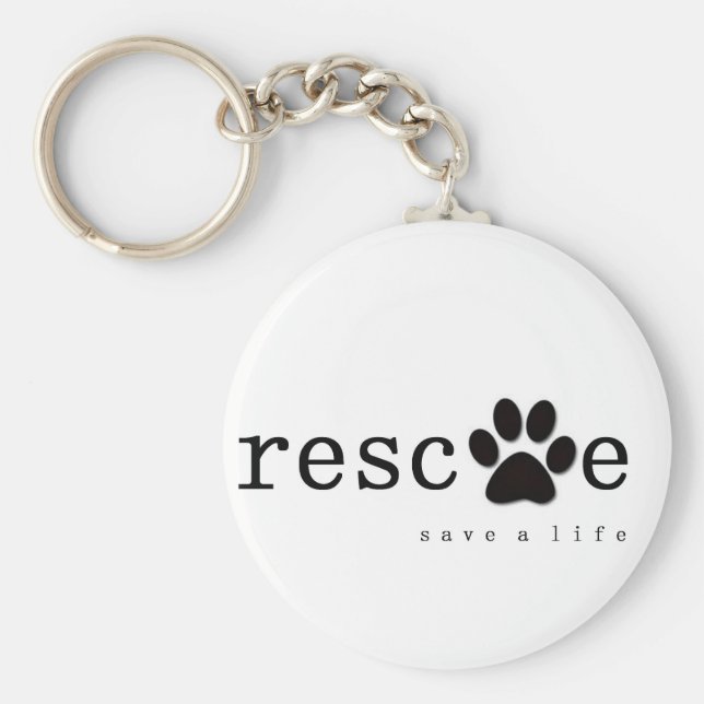 Llavero RESCUE -  Save A Life (Frente)