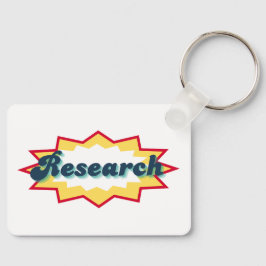 Llavero Research Sticker, comic book pop design