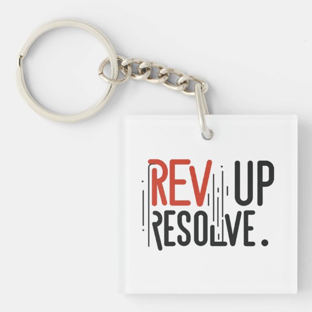 Llavero Reseña de resolución (Frente)