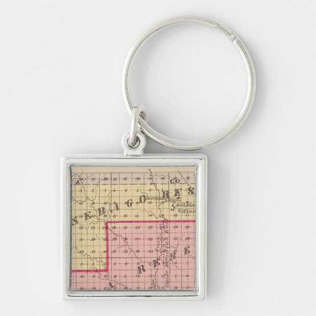 Llavero Reservas de Omaha y Winnebago en Nebraska (Frente)