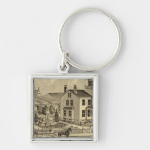 Llavero Residencia e invernadero de John Lent Sewickley