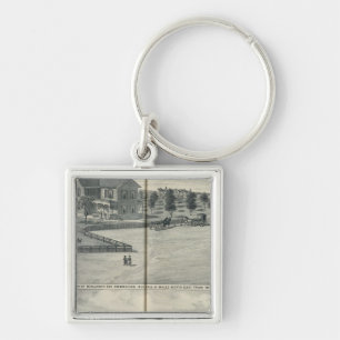 Llavero Residencias en el área de invierno, granjas