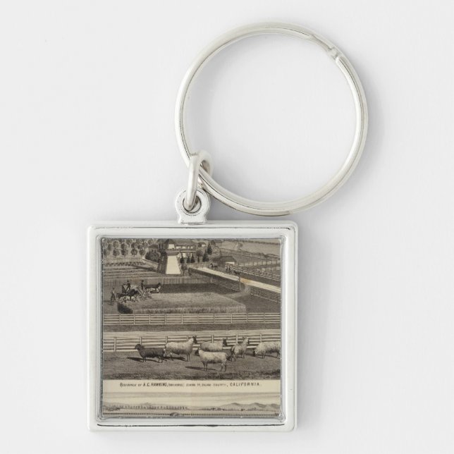 Llavero Residencias Hawkins, Mayes (Frente)