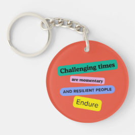 Llavero Resiliencia Keychain acrílico