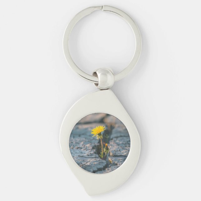 Llavero Resilient Dandelion Rock Keychain (Anverso)