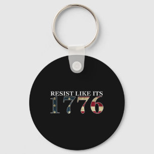 Llavero Resista Como Su 1776 - Verdaderos Patriotas - Vint
