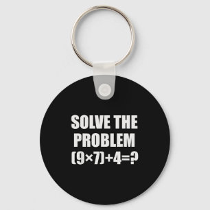Llavero Resolver El Problema Divertido 67 Meme Brainrot Pr
