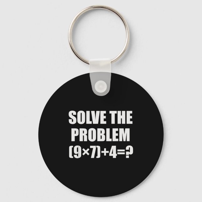 Llavero Resolver El Problema Divertido 67 Meme Brainrot Pr (Anverso)