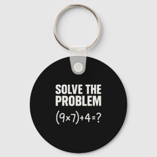 Llavero Resolver El Problema Divertido Matemáticas 67 Meme