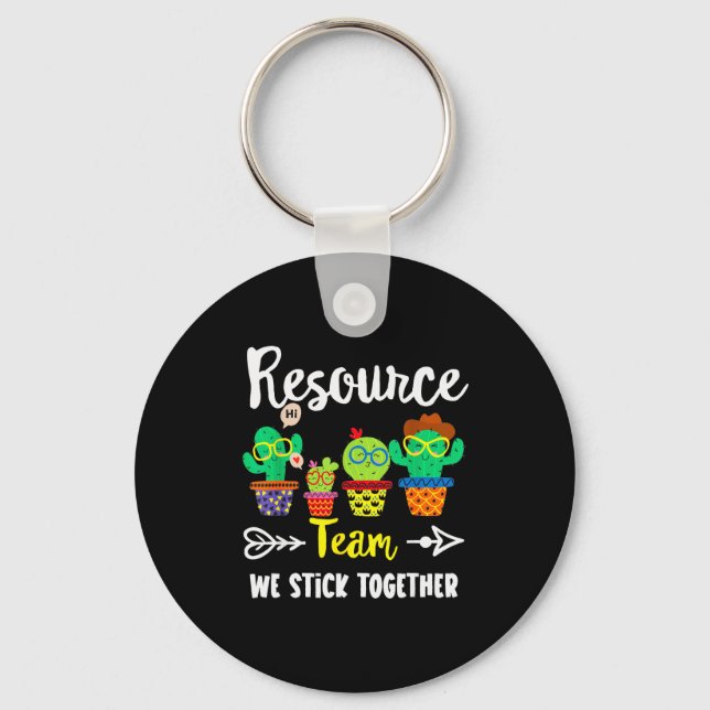 Llavero Resource Team, Funny Cactus Crew Resource Teacher  (Anverso)