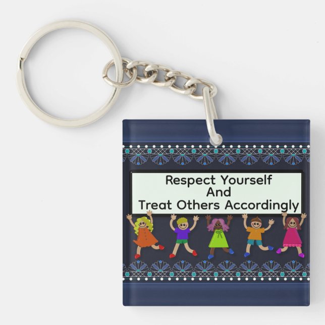 Llavero Respect Yourself Keychain (Frente)