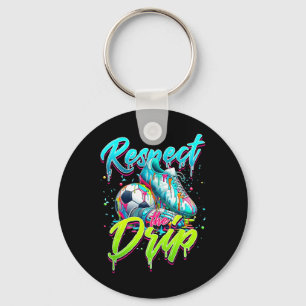 Llavero Respetar El Drip Fútbol Helado Goteo Con Sprink