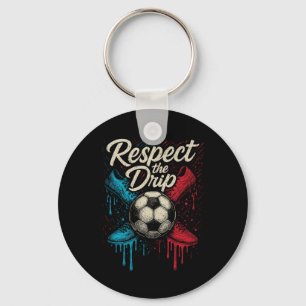 Llavero Respetar El Goteo Fútbol Ll Calzado Niños Adolesce