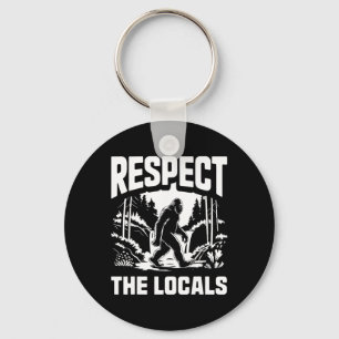 Llavero Respeto a Bigfoot Locales Cazador Sasquatch Campam