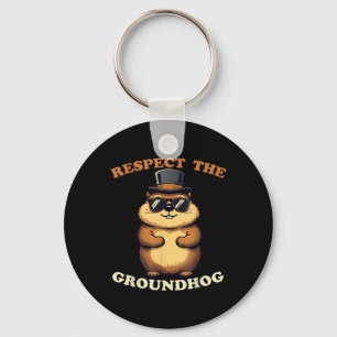 Llavero Respeto A La Celebración Del Día De La Groundhog C