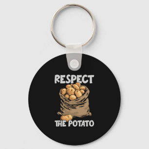 Llavero Respeto A La Patata Grasa Graciosa De Patatas Vege