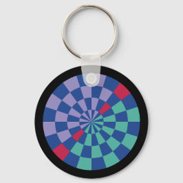 Llavero Resplandor de Mosaico (Circular)