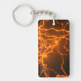 Llavero Resplandor neuronal: caminos eléctricos de luz