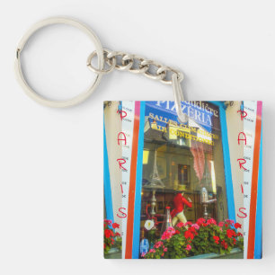Llavero Restaurante de arquitectura francesa Cityscape Str