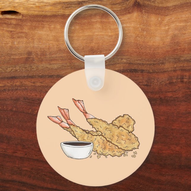 Llavero Restaurante japonés Shrimp Prawn Tempura (Reverso )