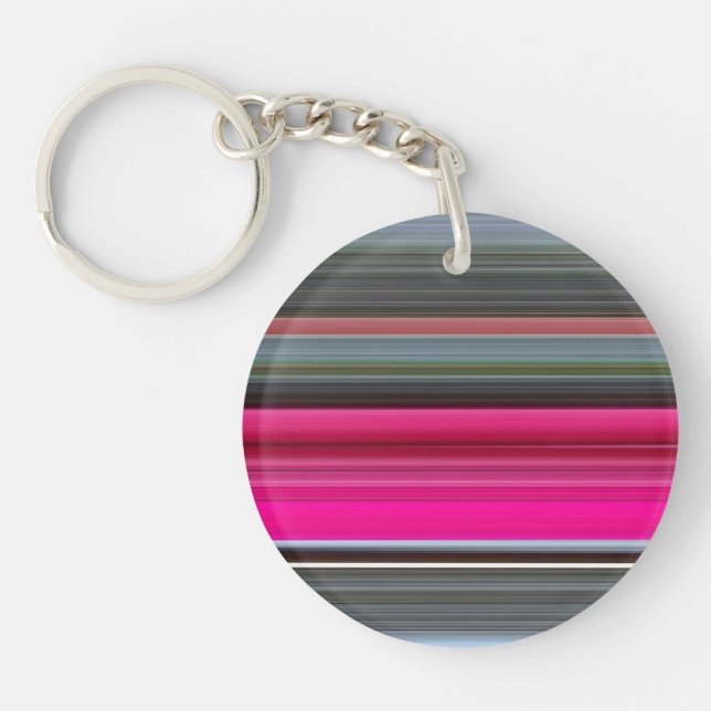 Llavero Resumen #1: Cerise y gris (Frente)