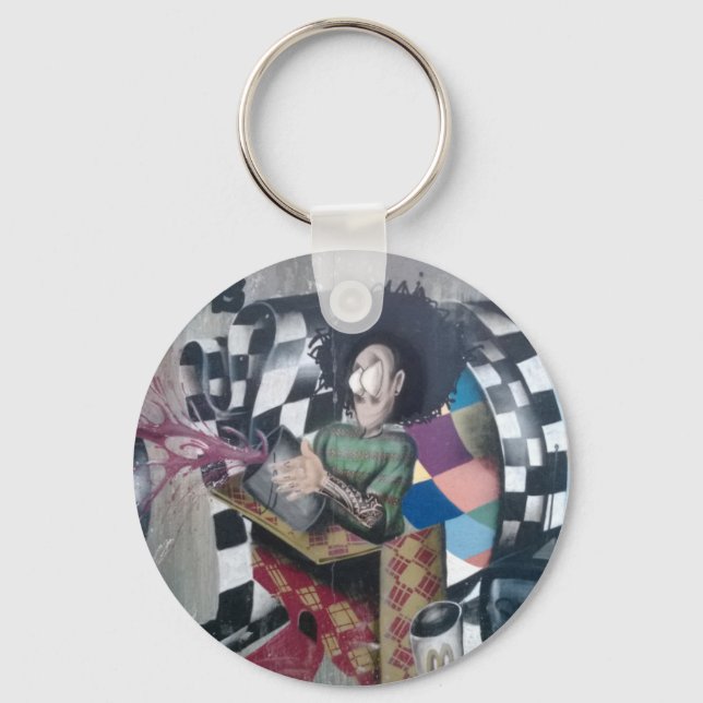 Llavero Resumen de arte de graffiti (Anverso)