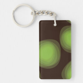 Llavero Resumen de flores verdes, frescas, únicas, moderna