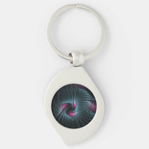 Llavero Resumen de la fantasía colorida fractal