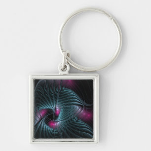 Llavero Resumen de la fantasía colorida fractal