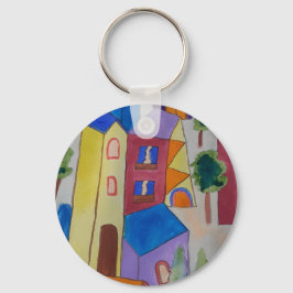 Llavero Resumen del pueblo de verano