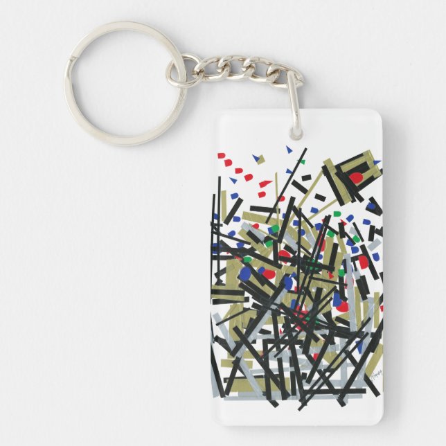 Llavero Resumen en cinta y letras 1 (Frente)