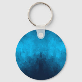 Llavero Resumen Fondo azul cristalizado