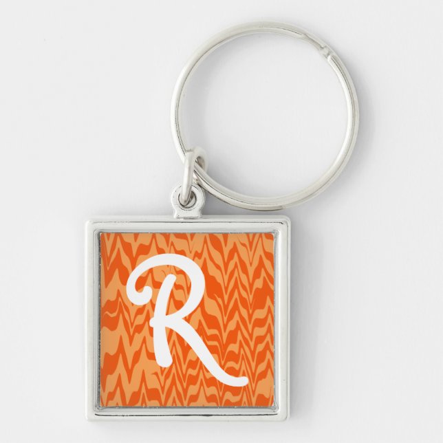 Llavero Resumen ZigZag Swirl (Frente)