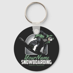 Llavero Retirada personalizada de snowboard
