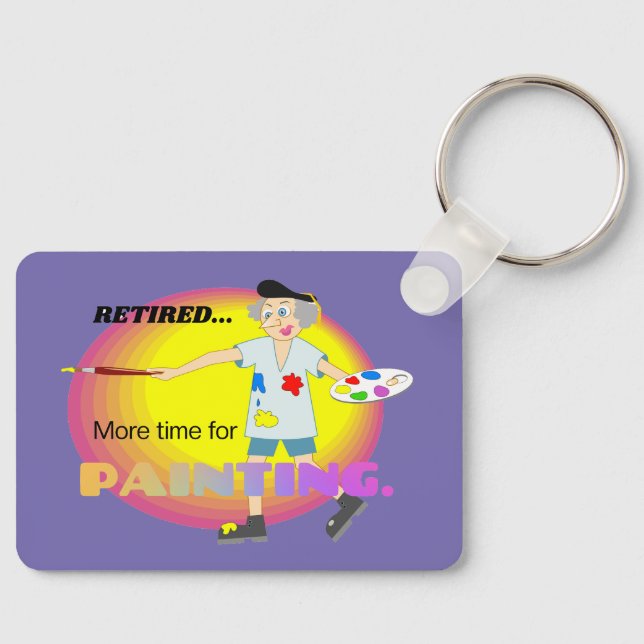 Llavero Retirado... Más tiempo para pintar, (Anverso)
