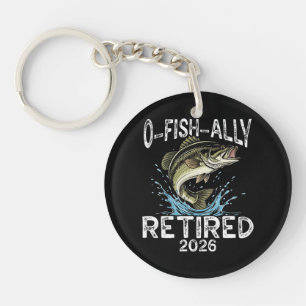 Llavero Retirado O-Fish-Ally 2026 Humor Divertido