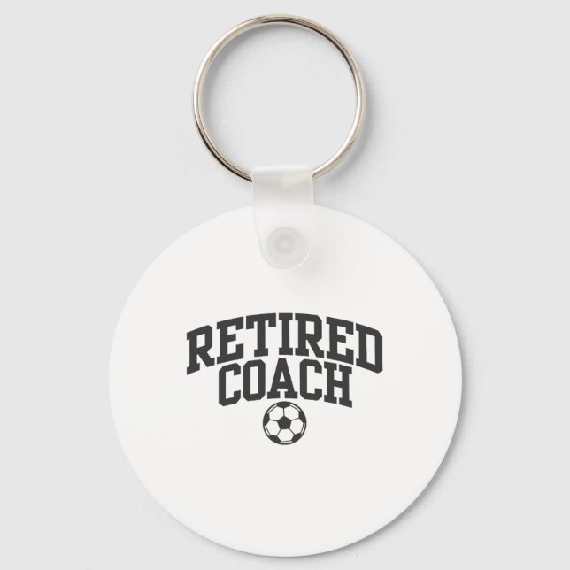 Llavero Retired Coach Soccer Team Mentor _1  (Anverso)