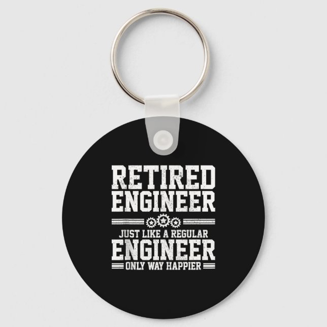 Llavero Retired Engineer Engineering Funny Saying Retireme (Anverso)
