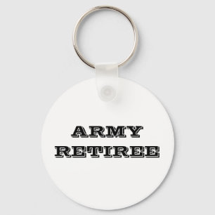 Llavero Retiro del ejército de la cadena de claves