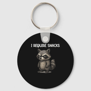 Llavero Reto aperitivos Graciosos Raccoon Meme Snack Lover